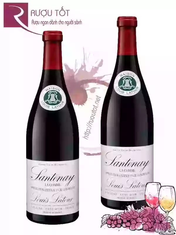 Rượu Vang Santenay Louis Latour Premier Cru La Comme Cao Cấp