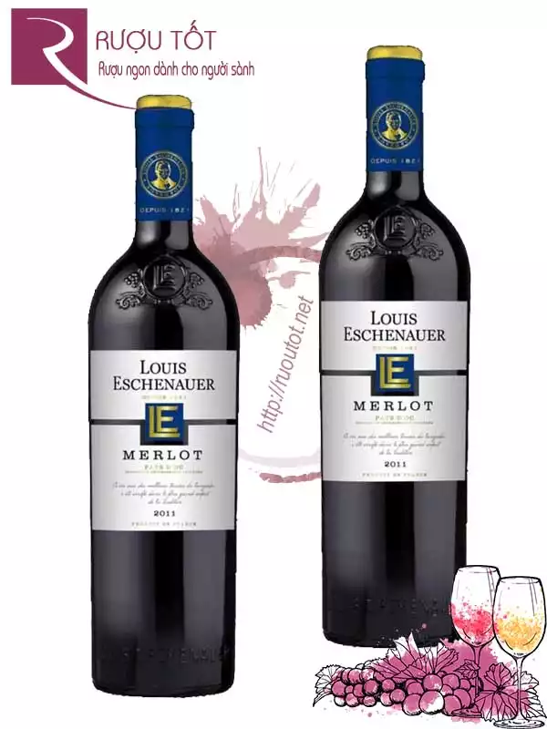 Rượu Vang Louis Eschenauer Merlot Chính Hãng