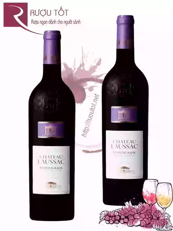 Rượu Vang Chateau Laussac Bordeaux Cao Cấp