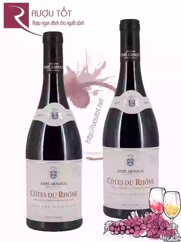 Rượu Vang Cotes Du Rhone Aimé Arnoux Chính Hãng