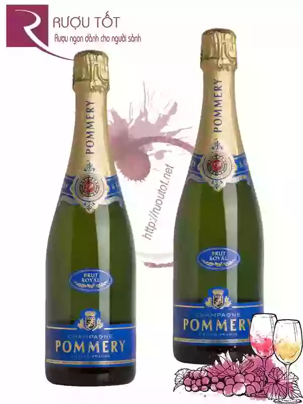Champagne Pháp Pommery Brut Royal Thượng Hạng