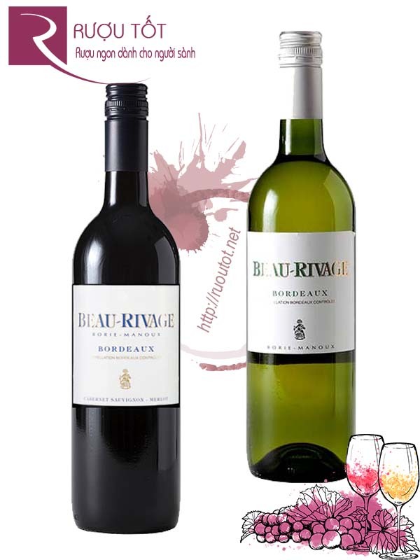 Rượu Vang Pháp Borie Manoux Beau Rivage (red – white)