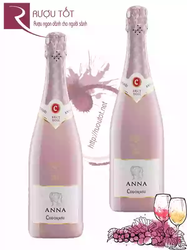 Rượu Vang Nổ Anna de Codorniu Rose Brut