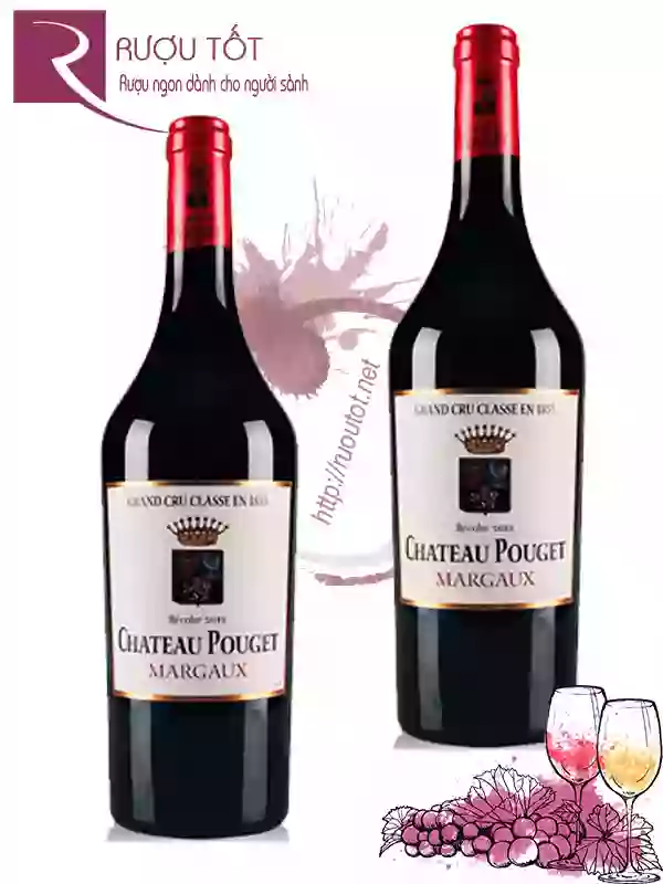 Rượu Vang Pháp Chateau Pouget Margaux Grand Cru Classe
