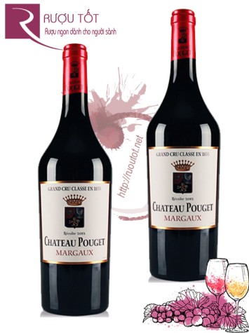 Rượu Vang Chateau Pouget Margaux Grand Cru Classe Cao cấp
