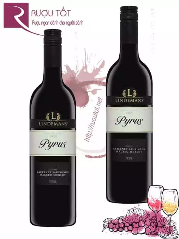 Rượu vang Lindeman's Pyrus Cabernet Sauvignon Malbec Merlot