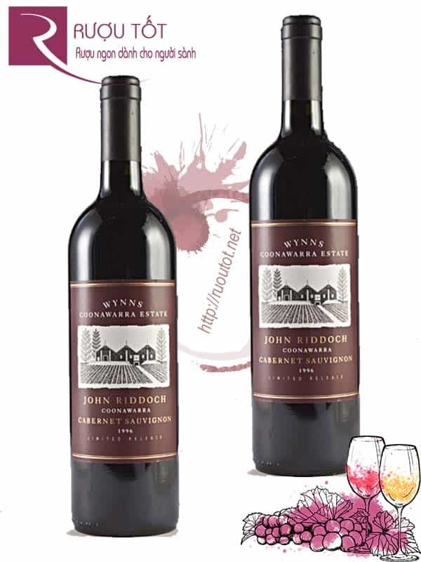 Rượu vang Wynns John Riddoch Limited Realese Coonawarra Cao cấp