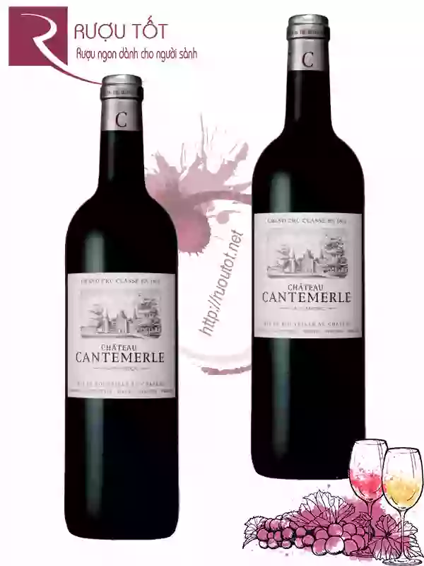 Rượu Vang Chateau Cantemerle Haut Medoc Grand Cru Classe Cao cấp