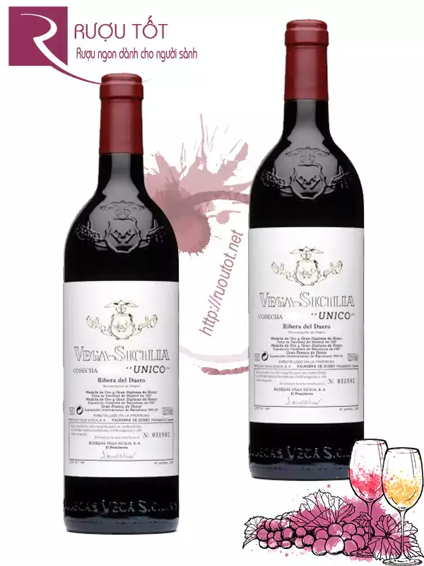 Rượu Vang Vega Sicilia Unico Ribera del Duero Thượng hạng