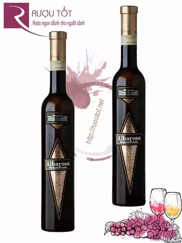 Vang Ý Albarosa Moscato Passito