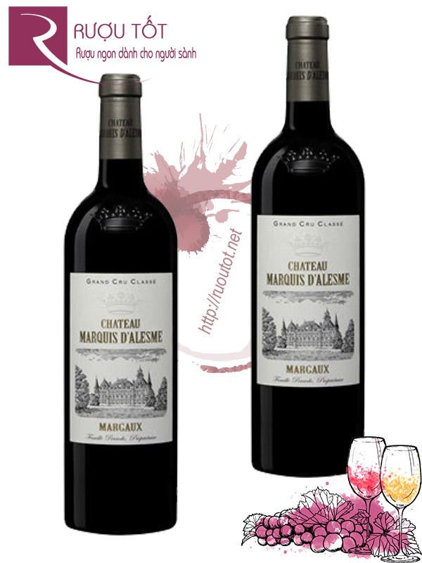 Vang Pháp Chateau Marquis DAlesme Margaux Thượng hạng