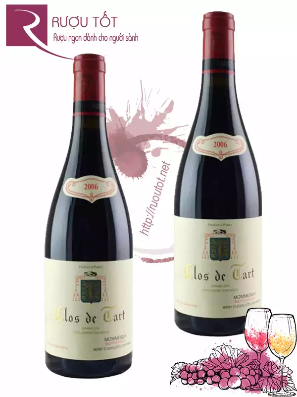 Vang Pháp Clos de tart Grand Cru Monopole Thượng hạng