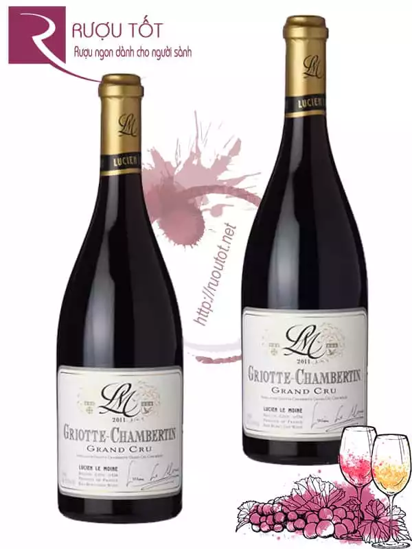 Vang Pháp Griotte Chambertin Grand Cru Lucien Lemoine Cao cấp