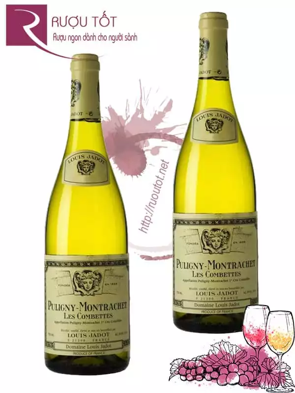 Vang Pháp Puligny Montrachet Les Combettes Louis Jadot Cao cấp