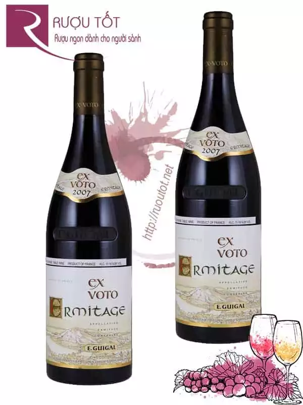 Vang Pháp Ermitage Ex Voto E Guigal Shiraz