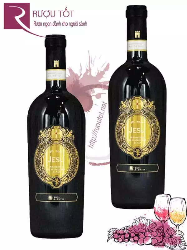 Rượu Jesu Feudi Salentini Old Vines 18,5%