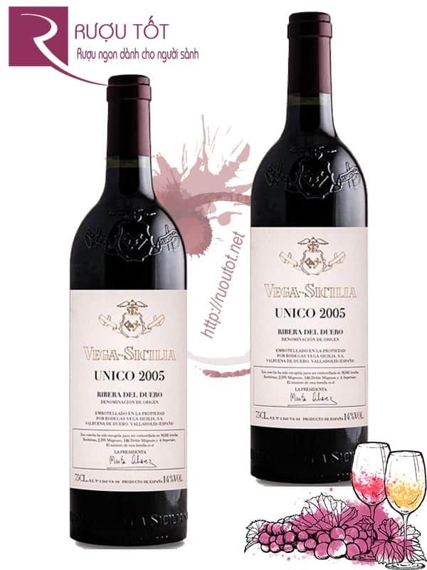 Rượu Vang Vega Sicilia Unico Thượng hạng