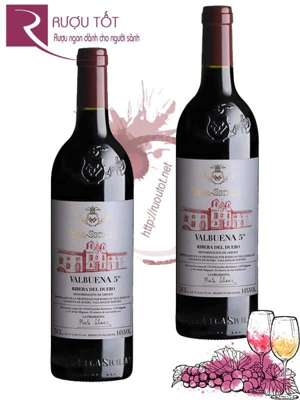 Rượu vang Valbuena 5° Vega Sicilia Tinto Thượng hạng