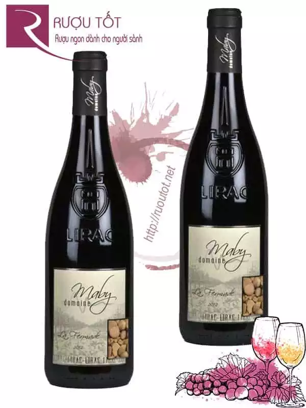 Vang Pháp Maby Domaine La Fermade Lirac Thượng hạng