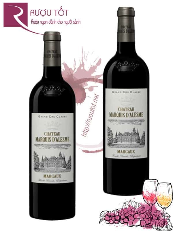 Vang Pháp Chateau Marquis d'Alesme Margaux Chiết khấu cao