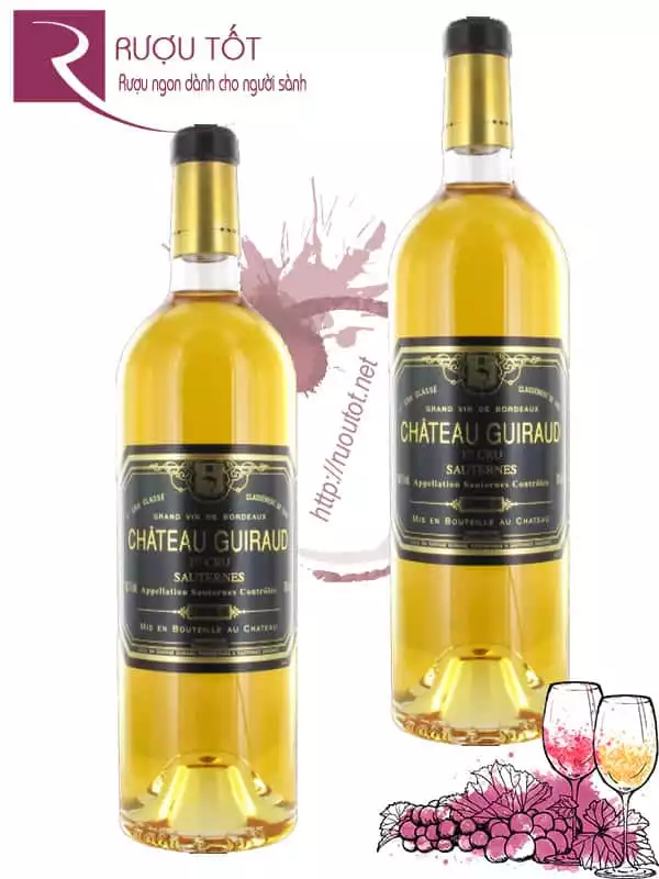 Vang Pháp Chateau Guiraud Sauternes 2016 Cao cấp