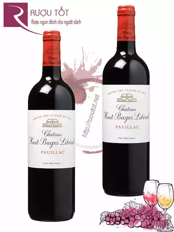 Vang Pháp Chateau Haut Bages Liberal Pauillac Thượng hạng