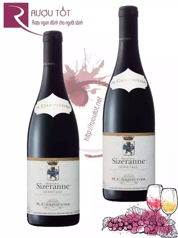 Vang Pháp M Chapoutier La Sizeranne Hermitage Thượng hạng