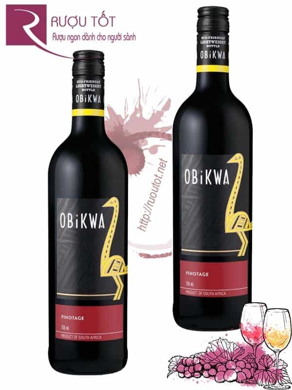Rượu Vang Obikwa Pinotage Thượng hạng
