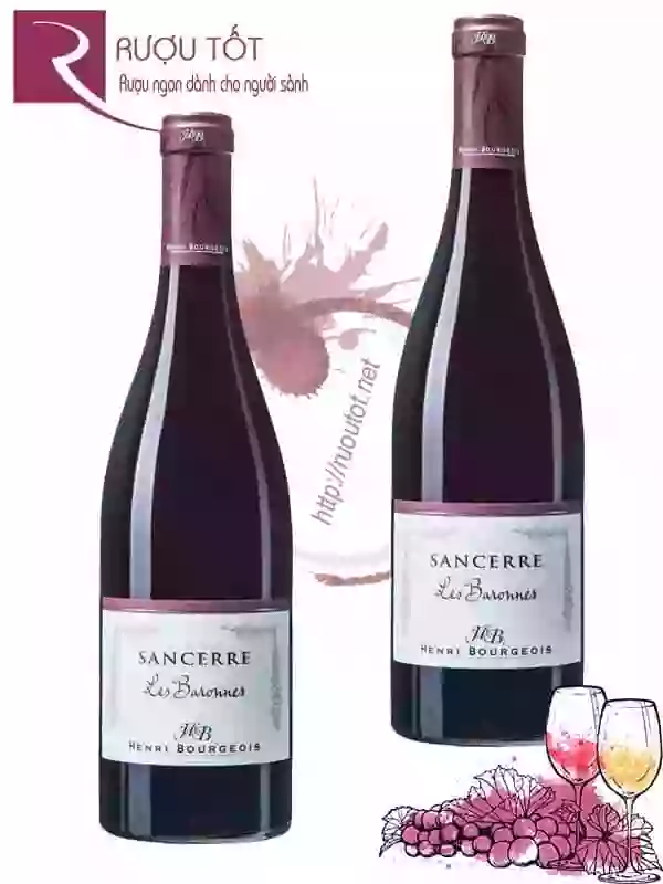 Vang Pháp Sancerre Les Baronnes Pinot Noir Thượng hạng