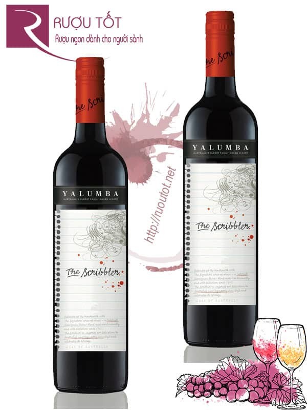 Rượu vang Yalumba The Scribbler Cabernet Shiraz Chiết khấu cao