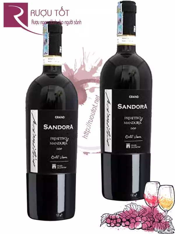 Vang Ý SANDORA Old Vines Feudi Salentini Thượng hạng