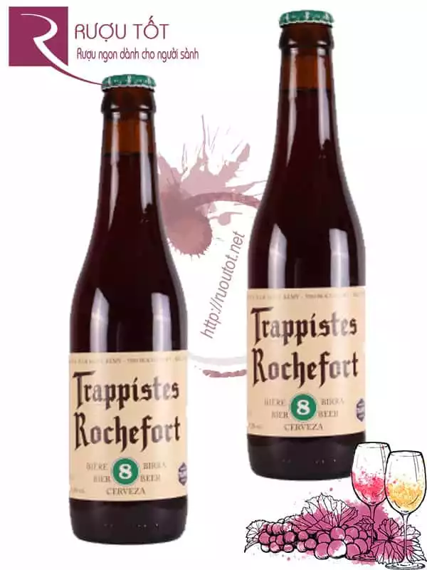 Bia số 8 Trappistes Rochefort 9,2% nhập khẩu Bỉ
