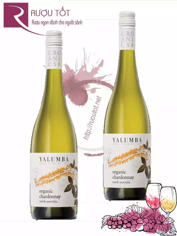 Rượu vang Yalumba Organic Riverland Chardonnay