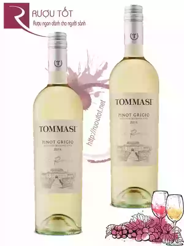Rượu Vang Tommasi Pinot Grigio Le Rosse