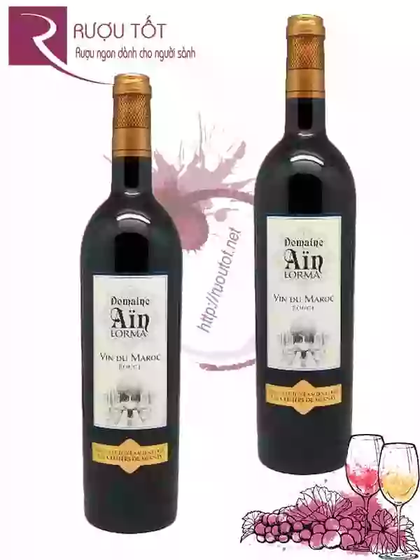 Rượu vang Ain Lorma Domaine Vin Du Maroc Rouge Chiết khấu cao