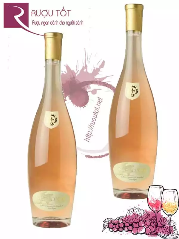 Vang Pháp Cep dOR Rose Cotes Provence Vignerons St Tropez