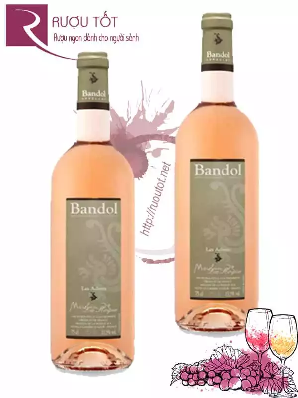 Vang Pháp Bandol Les Adrets Rose Moulin de la Roque Giá rẻ