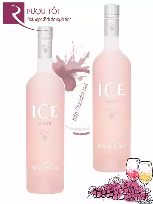 Vang Pháp Mouton Cadet Ice Rose Vin de France