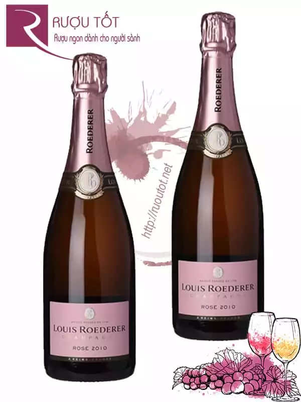 Champagne Pháp Louis Roederer Brut Rose