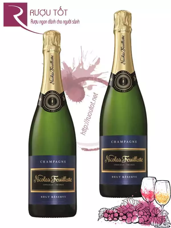 Rượu Champagne Nicolas Feuillatte Brut