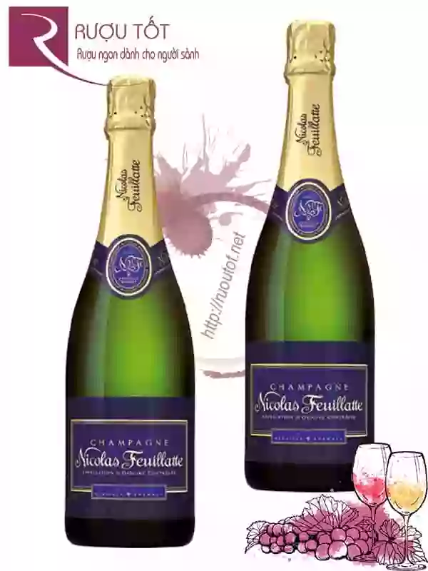 Champagne Pháp Nicolas Feuillatte Brut Particuliere Hảo hạng