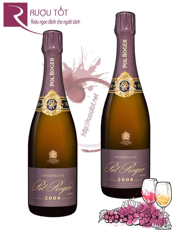 Champagne Pháp Pol Roger Rose Thượng hạng