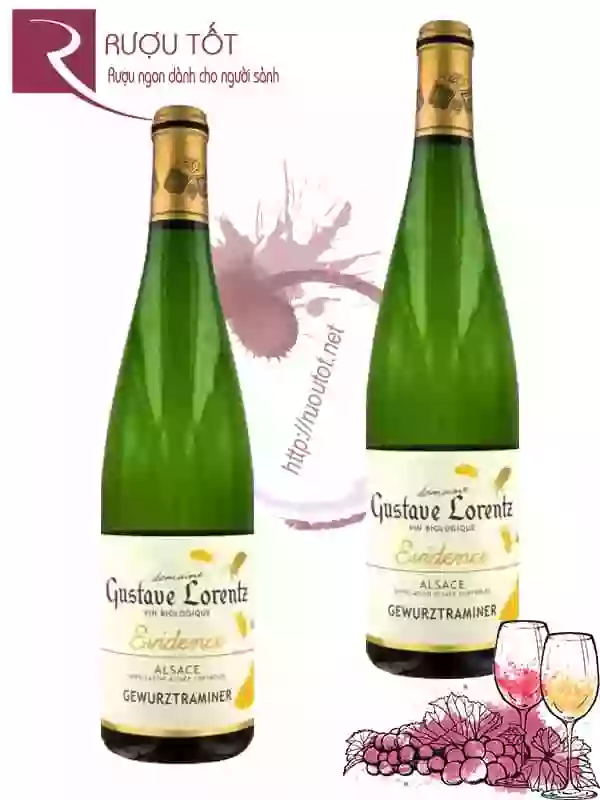 Vang Pháp Gustave Lorentz Evidence Riesling Alsace