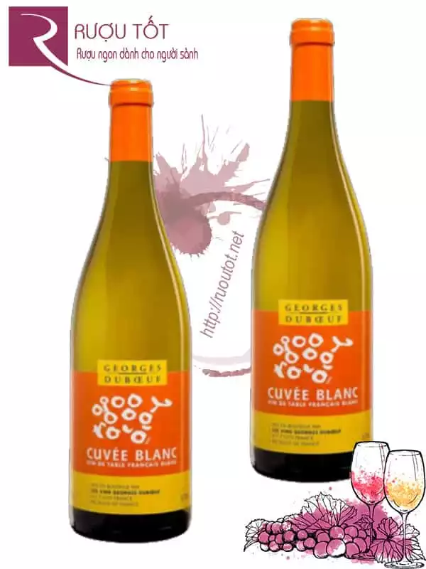 Vang Pháp Cuvee Blanc Georges Duboeuf Vin de France Thượng hạng