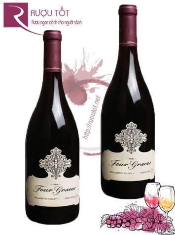 Rượu vang The Four Graces Pinot Noir Willamette Valley Thượng hạng