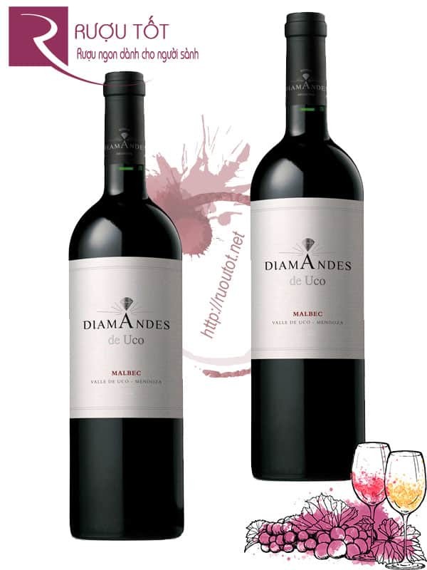 Rượu vang DiamAndes de Uco Malbec Valle de Uco Thượng hạng