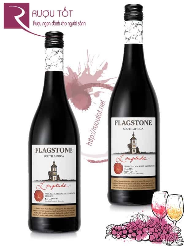 Rượu vang Flagstone Longitude Western Cape Blend Chiết khấu cao