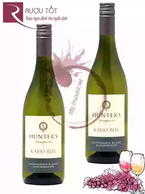 Rượu vang Hunter's Marlborough Kaho Roa Sauvignon Blanc Chính hãng