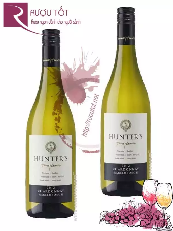 Rượu vang Hunter's Marlborough Chardonnay Chiết khấu hấp dẫn