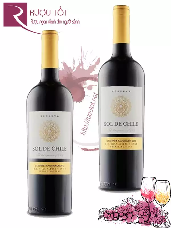 Vang Chile Sol de Chile Reserva Cabernet Sauvignon Thượng hạng